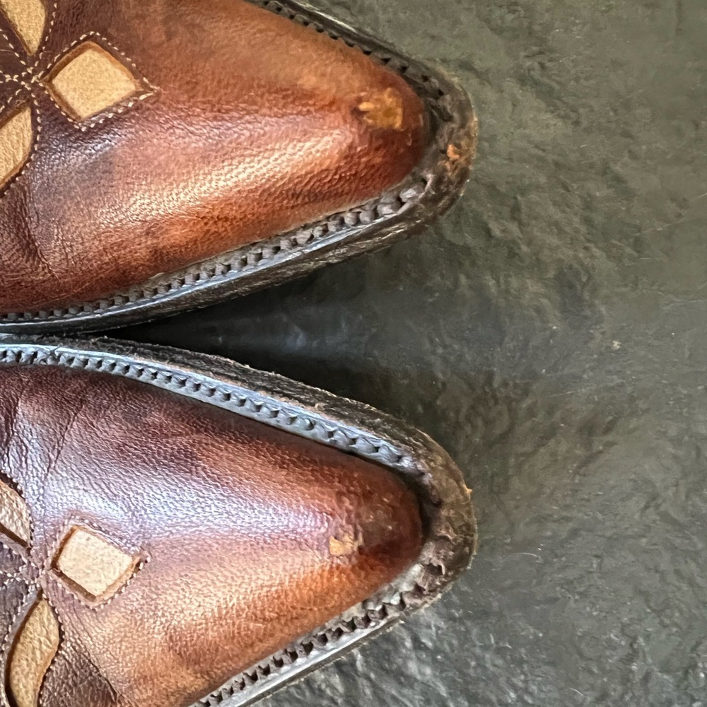 Old Gringo Golondrina Red and Turquoise Cowboy Boots - Picture 8 of 8